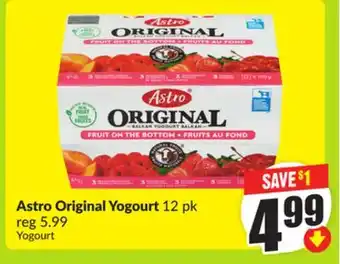 FreshCo Astro Original Yogourt 12 pk offer