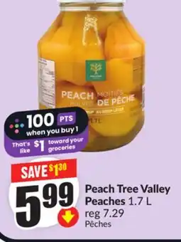 FreshCo Peach Tree Valley Peaches 1.7 L offer