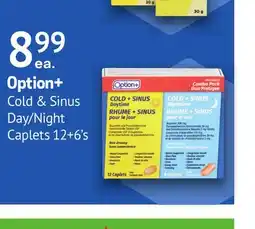 Remedy's RX Option+ Cold & Sinus Day/Night Caplets offer