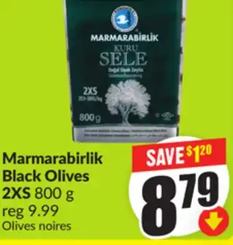 FreshCo Marmarabirlik Black Olives 2XS 800 g offer