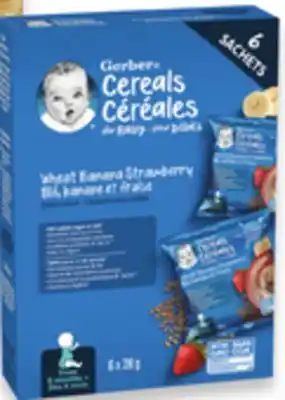 Walmart Gerber Bay Complete Cereal 227g or Sachets 6 x 28 g offer