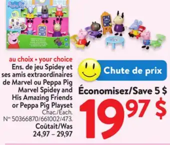 Walmart Peppa Pig Playset offer