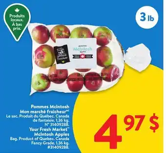 Walmart Your Fresh Market Mclntosh Apples offer