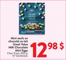 Walmart Great value Milk Chocolate Mini Eggs offer