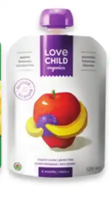 Walmart Love Child Organic Purees offer