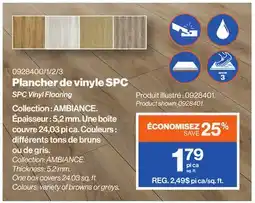 Patrick Morin SPC Vinyl Flooring offer