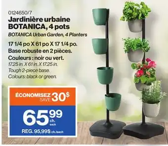 Patrick Morin BOTANICA Urban Garden, 4 Planters offer