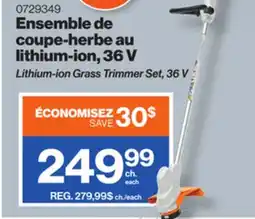 Patrick Morin Lithium-ion Grass Trimmer Set, 36 V offer