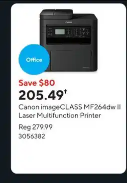 Staples Canon imageCLASS MF264dw II Laser Multifunction Printer offer