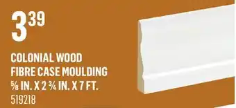 Canac Colonial Wood Fibre Case Moulding 5/8 in. x 2 3/4 in. x 7 ft offer