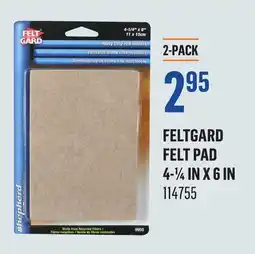 Canac Felt Gard Felt Pad 4-1/4 in x 6 in offer