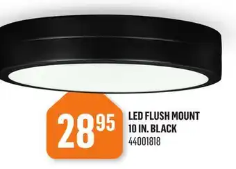 Canac LED FLUSH MOUNT 10 IN. BLACK offer