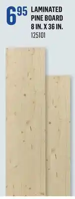 Canac Laminated Pine Board 8 in. x 36 in offer