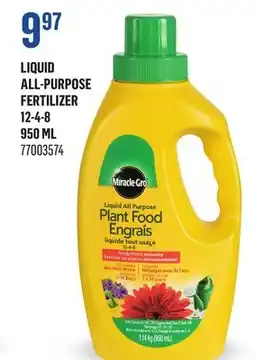 Canac Liquid All-Purpose Fertilizer 12-4-8 950 ml offer