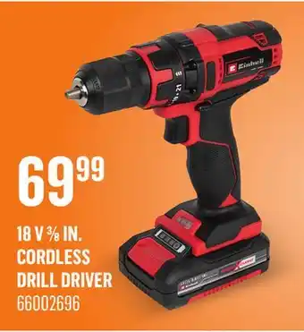 Canac 18 V 3/8 in. Cordless Drill Driver offer