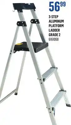 Canac 3-Step Aluminum Platform Ladder Grade 2 offer