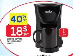 Rossy Space saving coffeemaker offer