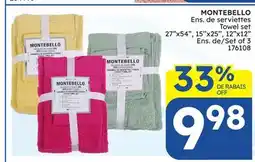 Rossy MONTEBELLO Towel set offer