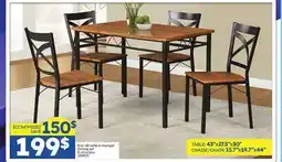 Rossy 5 Pcs Dining set offer