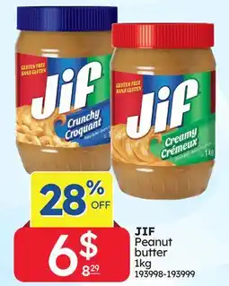 Rossy JIF Peanut butter offer