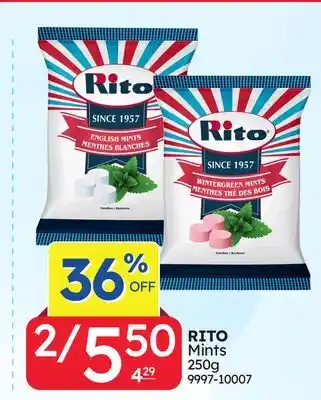 Rossy RITO Mints 250g offer