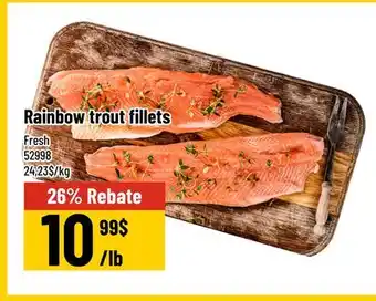 Mayrand Rainbow trout fillets Fresh offer