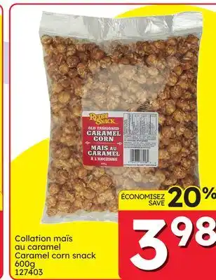 Rossy Caramel corn snack offer