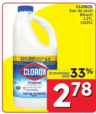 Rossy CLOROX Bleach 1.27L offer