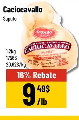 Mayrand Caciocavallo 1,2kg Saputo From Quebec offer