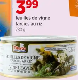 Avril feuilles de vigne farcies au riz offer