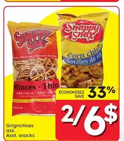 Rossy Asst. Snacks offer