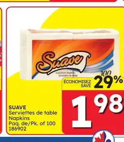 Rossy SUAVE Napkins offer