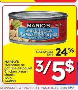 Rossy MARIO'S Chicken breast chunks offer