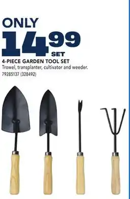 RONA 4-PIECE GARDEN TOOL SET offer