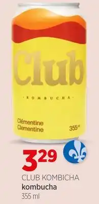 Avril CLUB KOMBICHA kombucha offer