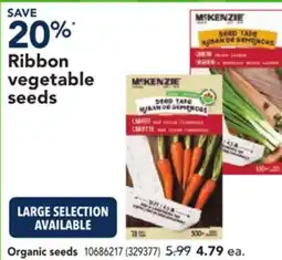 RONA Ribbon vegetable seeds Organic seeds offer