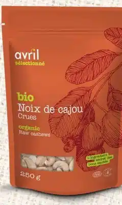 Avril Noix de cajou crues bios offer