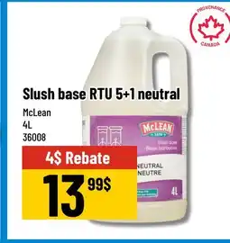 Mayrand Slush base RTU 5+1 neutral McLean 4L From Canada offer