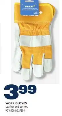 RONA VALU+ WORK GLOVES offer