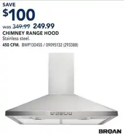 RONA CHIMNEY RANGE HOOD offer