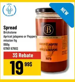 Mayrand Spread Brickstone Apricot jalapeno or Peppery mission fig 860g From Québec offer