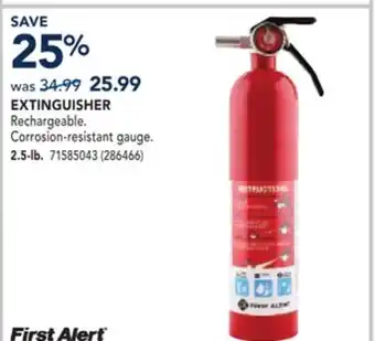 RONA FIRST ALERT EXTINGUISHER offer