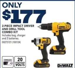 RONA 2-PIECE IMPACT DRIVER AND DRILL TOOL COMBO KIT offer