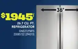 RONA GE 26.7 CU. FT. REFRIGERATOR offer