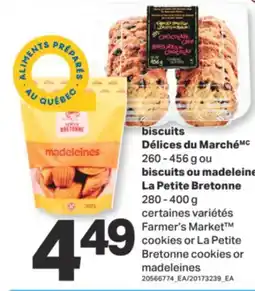 L'Intermarché BISCUITS DÉLICES DU MARCHÉ, 260 - 456 g ou BISCUITS OU MADELEINE LA PETITE BRETONNE, 280 - 400 g offer