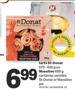 L'Intermarché TARTE ST-DONAT 570 - 620 G OU MASSIBEC 650 G offer