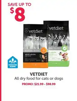 Mondou VETDIET All dry food for cats or dogs offer