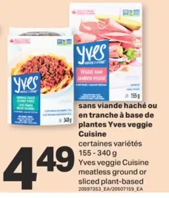 L'Intermarché SANS VIANDE HACHÉ OU EN TRANCHE À BASE DE PLANTES VEGGIE CUISINE, 155 - 340 g offer