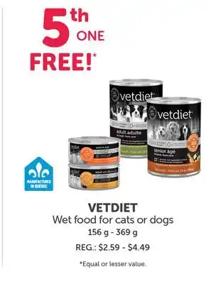 Mondou VETDIET Wet food for cats or dogs offer