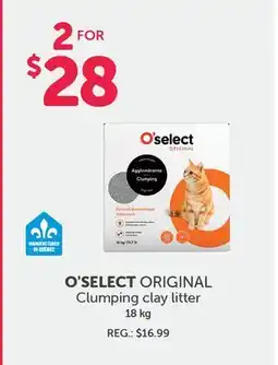 Mondou O'SELECT ORIGINAL Clumping clay litter offer